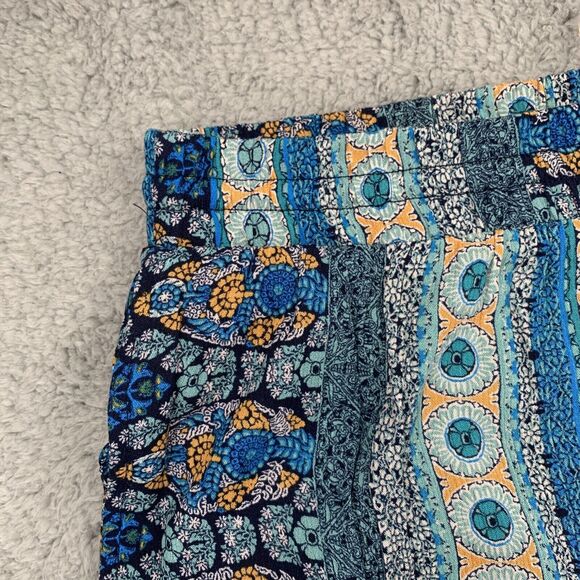 Knox Rose Women XXL Boho Pull On Pants Floral Wide Leg Bohemian Hippy Festival - Picture 3 of 16